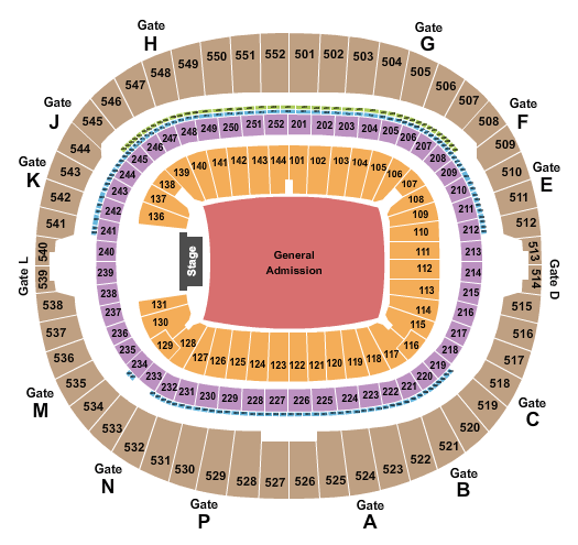 Wembley Stadium Coldplay Seating Chart